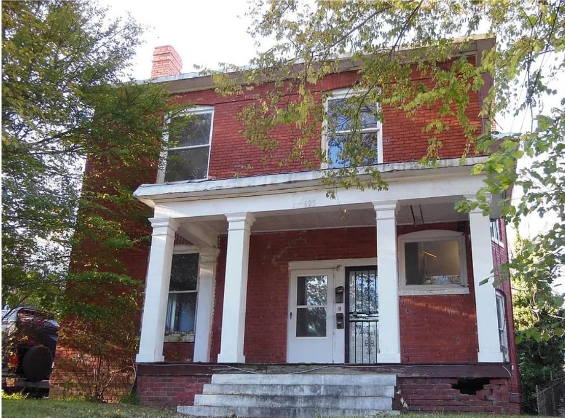 The By His Grace Recovery home at 625 W. Washington St, Petersburg, VA, currently undergoing renovation